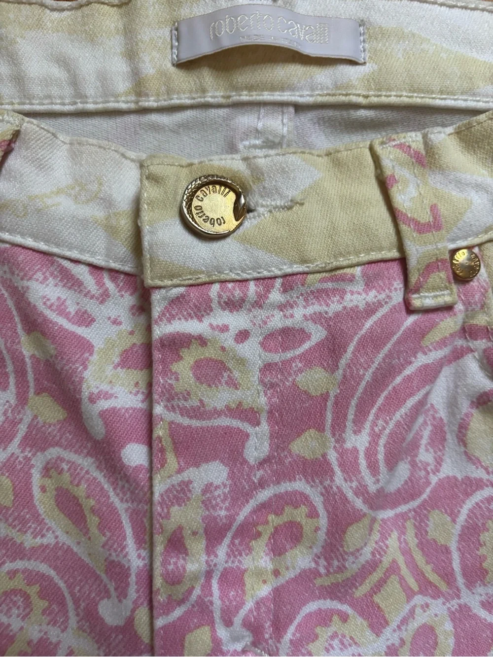 SOLD Roberto Cavalli SS2002/2003 Paisley Print Jeans - Picture 5 of 6